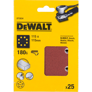 DeWalt brusný papír pro vibrační brusky DT3034