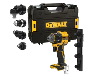 Bezuhlíková aku vrtačka s více hlavami DeWalt DCD803 NT