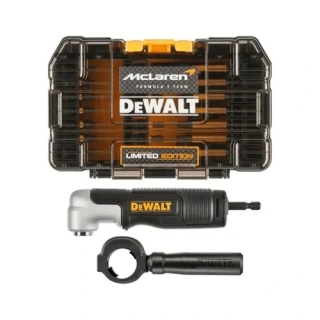 Limitovaná Dewalt/McLaren sada bitů s pravouhlým nástavcem DT70782